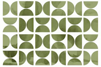 Green Watercolor Bauhaus wallpaper