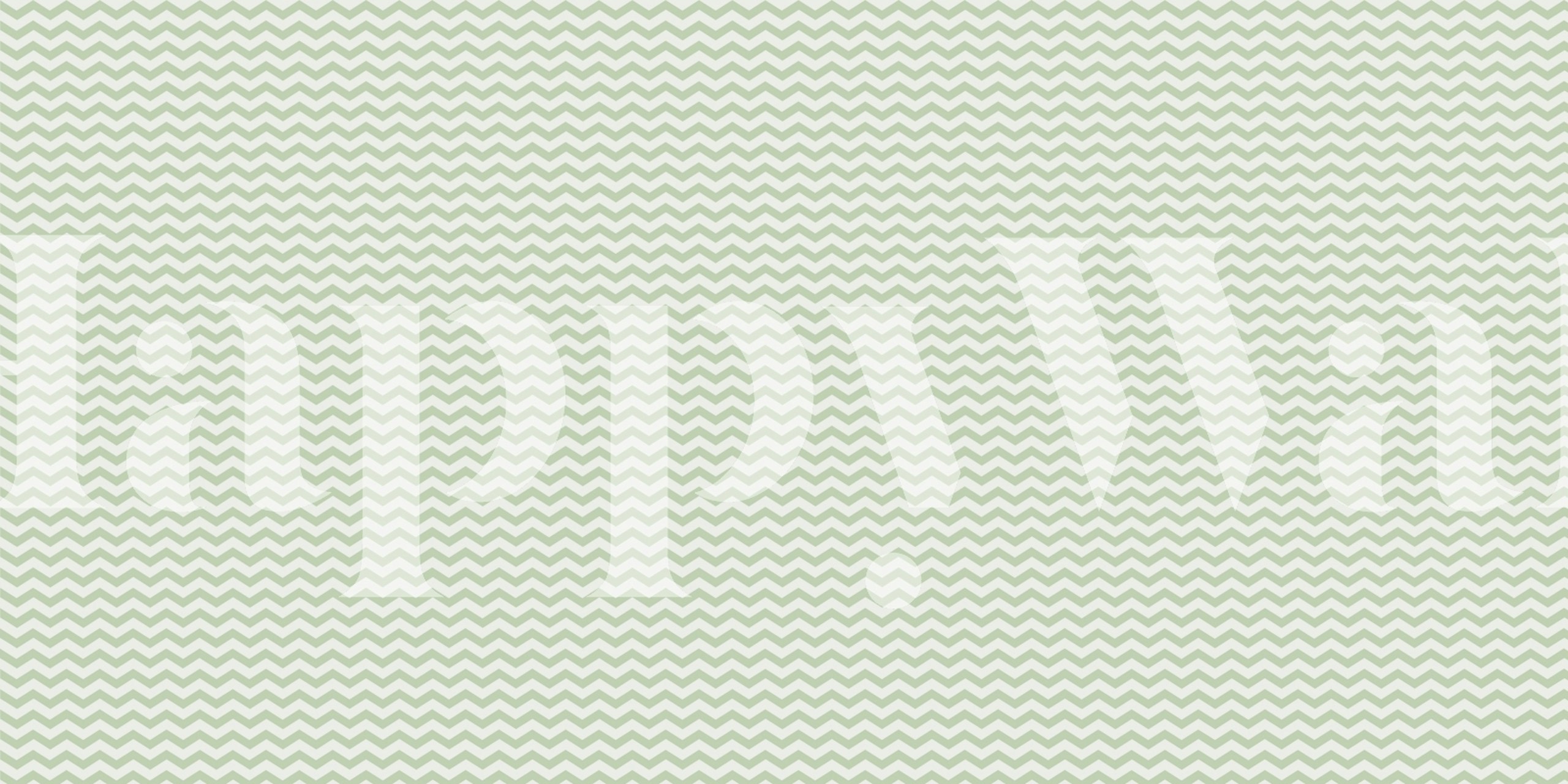 Striped Scandi Wave Green wallpaper in a room