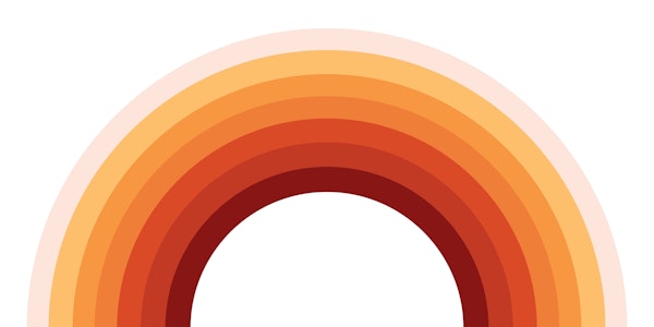 MODERN RAINBOW SUNSET