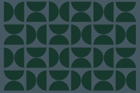Muted Green Bauhaus wallpaper
