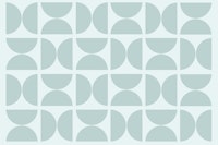 Powder Aqua Bauhaus wallpaper