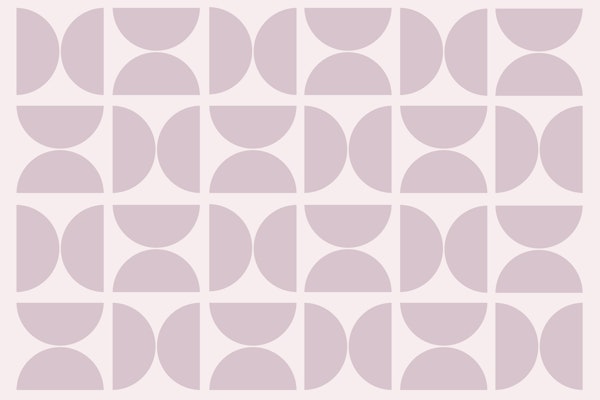 Pastel Powder Pink Bauhaus
