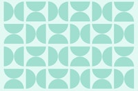 Pastel Turquoise Bauhaus wallpaper