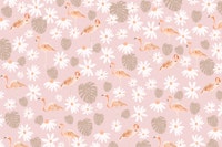 Flamingo Monstera Daisy Dream 3 tapete