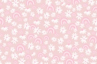 Rainbow Daisy Dream 1 carta da parati