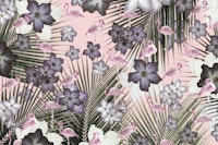 Flamingo Jungle Paradiso 3 papel pintado