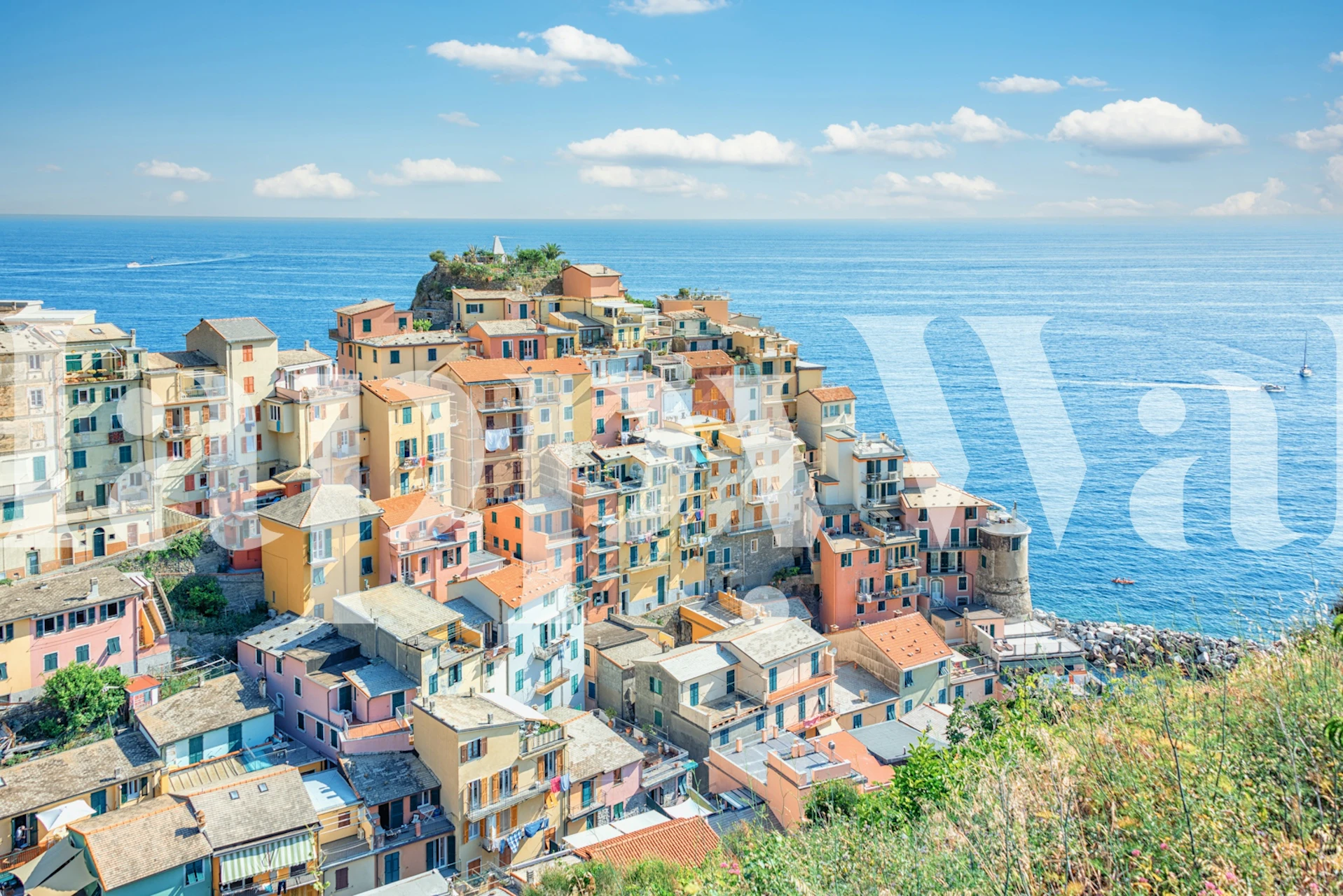 Italian Riviera tapetti huonetilassa