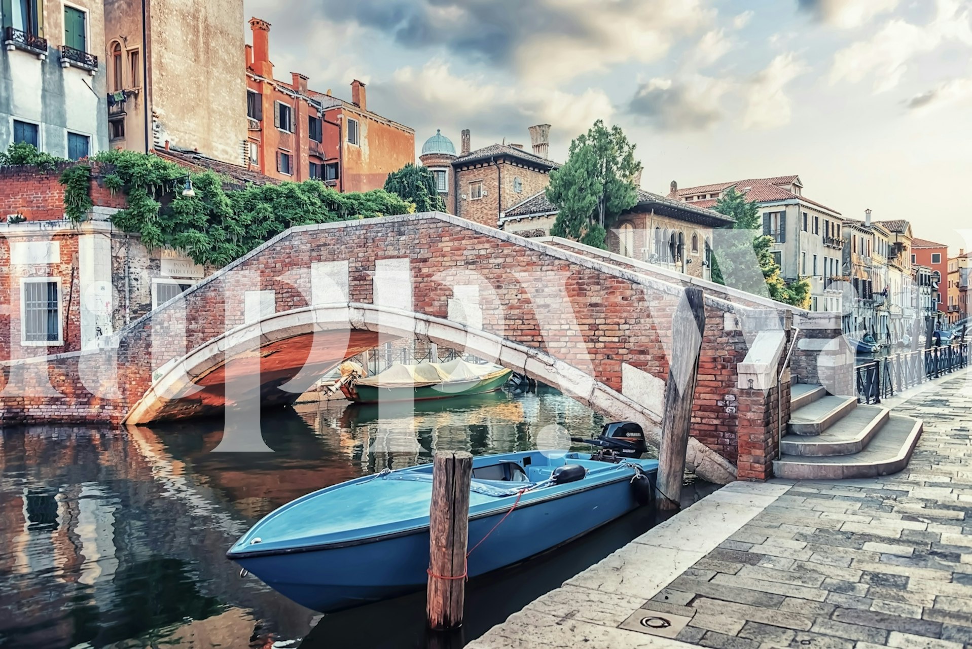 Carta da parati Venice Architecture in stanza