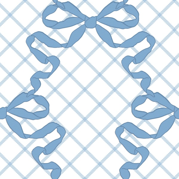 Enchanting Cutest Blue Summer Ribbons