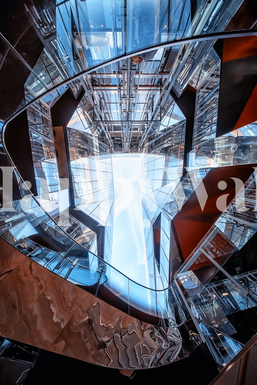 Tapeta Modern Building w nowoczesnym pokoju