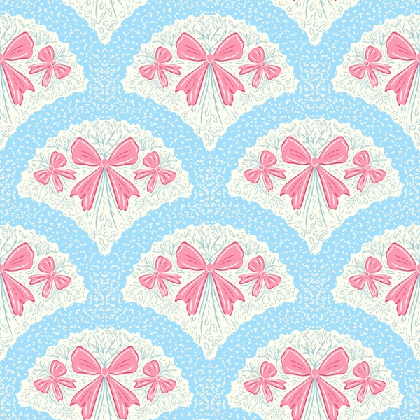 Grandmillennial preppy bows