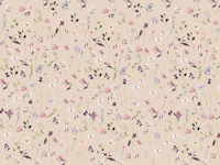 WILDFLOWERS BLUSH & BEIGE wallpaper