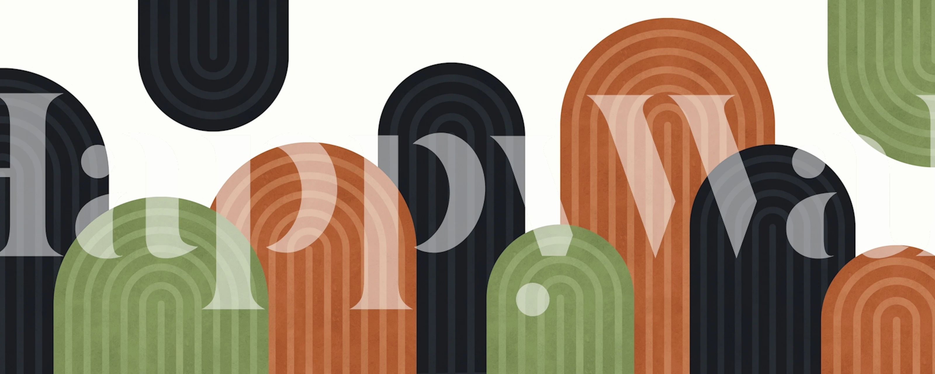 Expressive Lines 24 wallpaper in a room