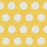 Simple Dots / Ivory on Sunny Yellow papiers peint