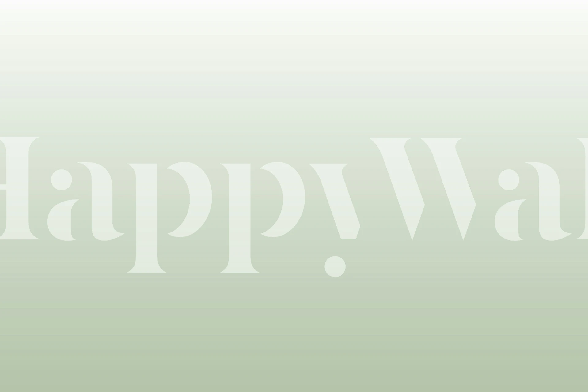 Sage Green Ombre tapet med en mjuk övergång från jordnära till pastellgrön.