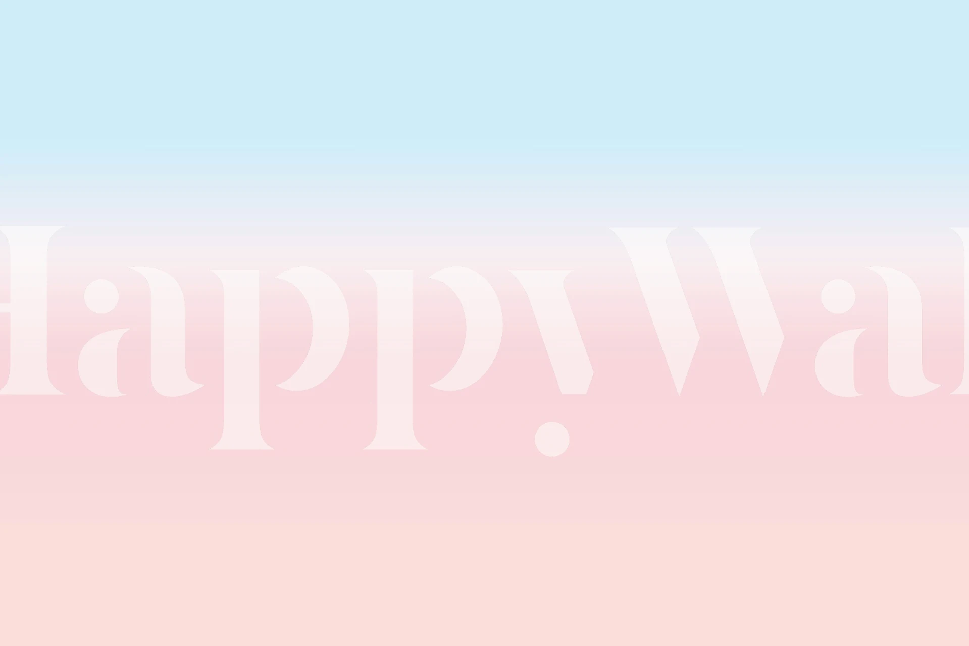 Ombre wallpaper featuring a gradient of soft pink and light blue tones