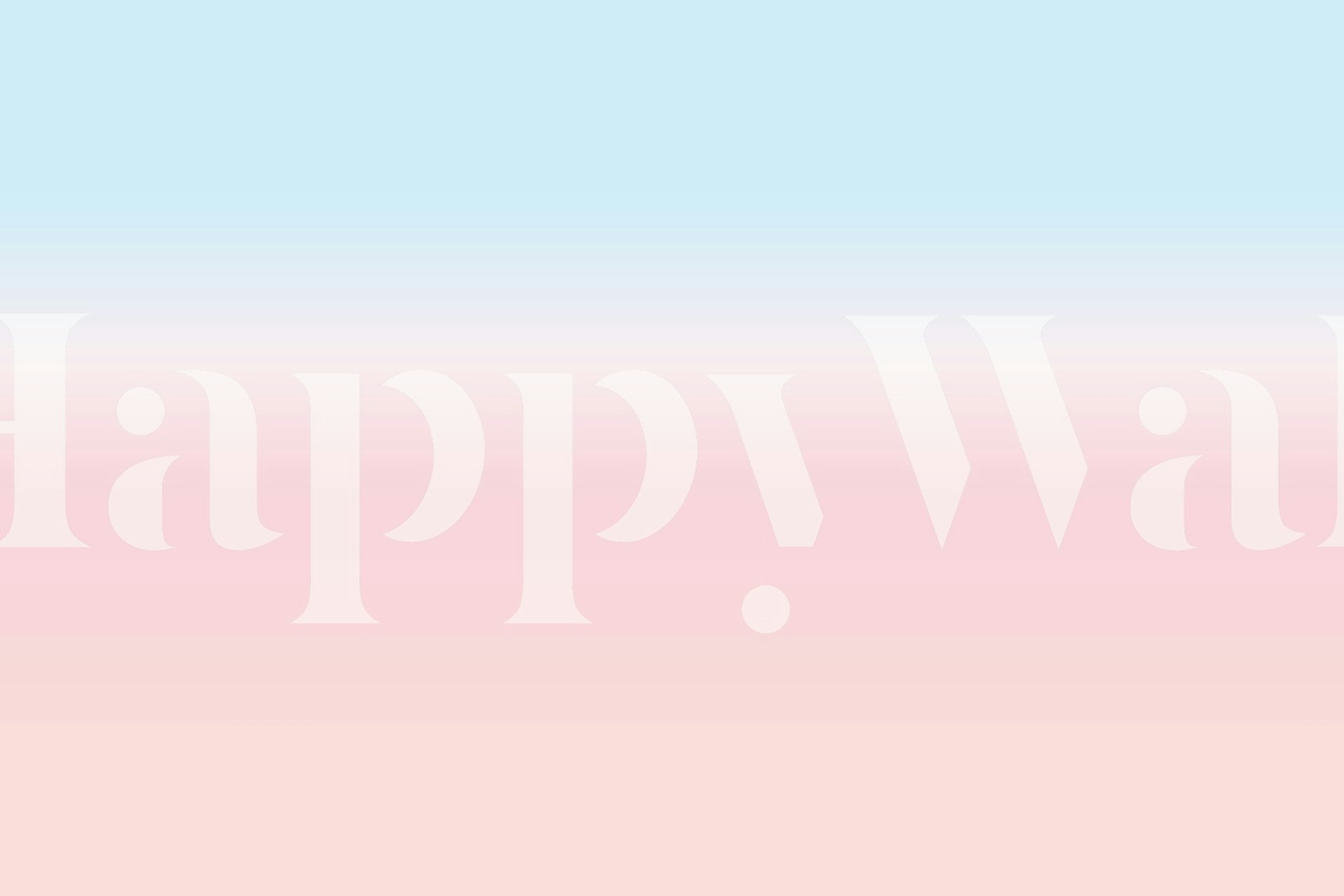 Ombre wallpaper featuring a gradient of soft pink and light blue tones