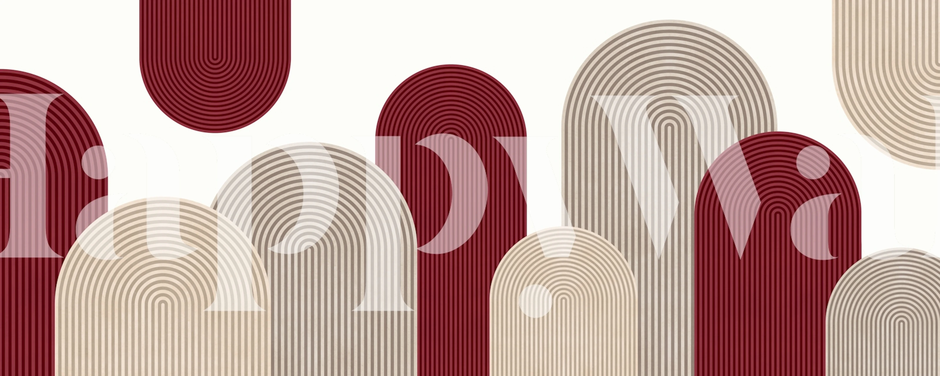 Expressive Lines 27 tapet i et rom