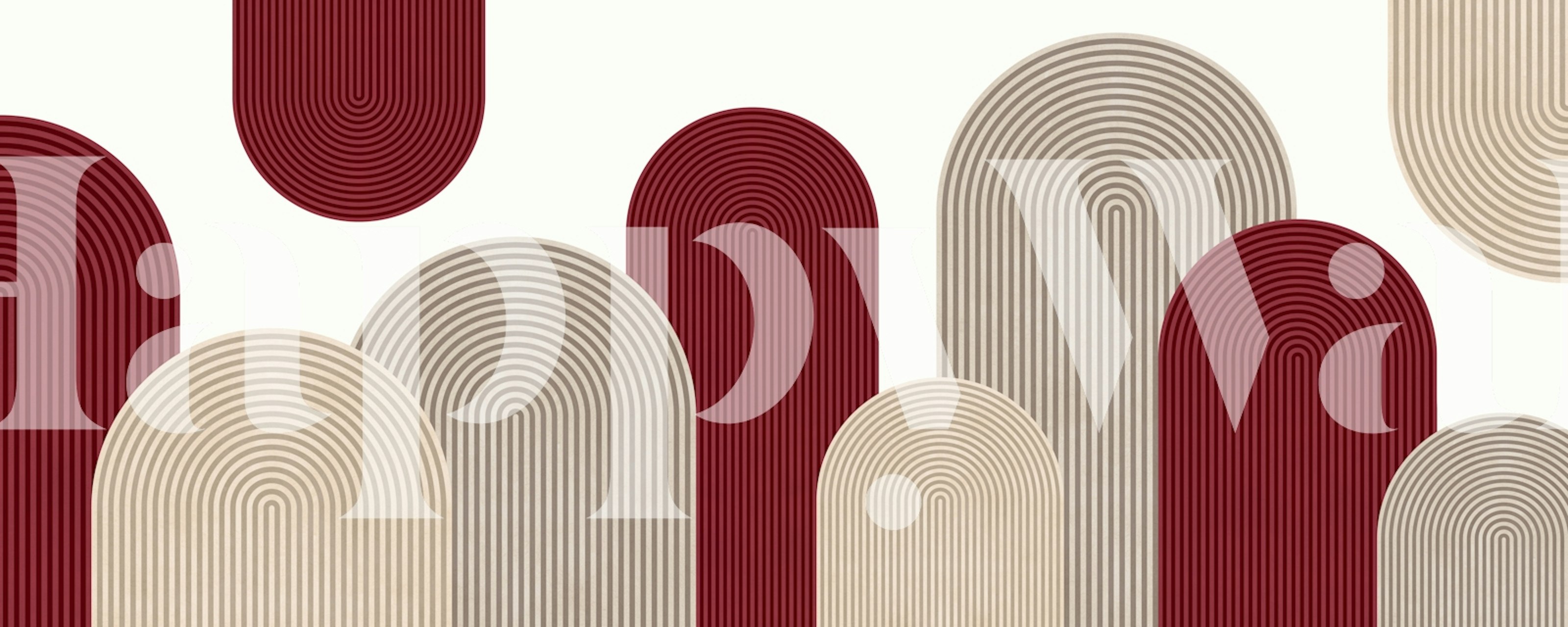 Expressive Lines 27 tapet i et rum