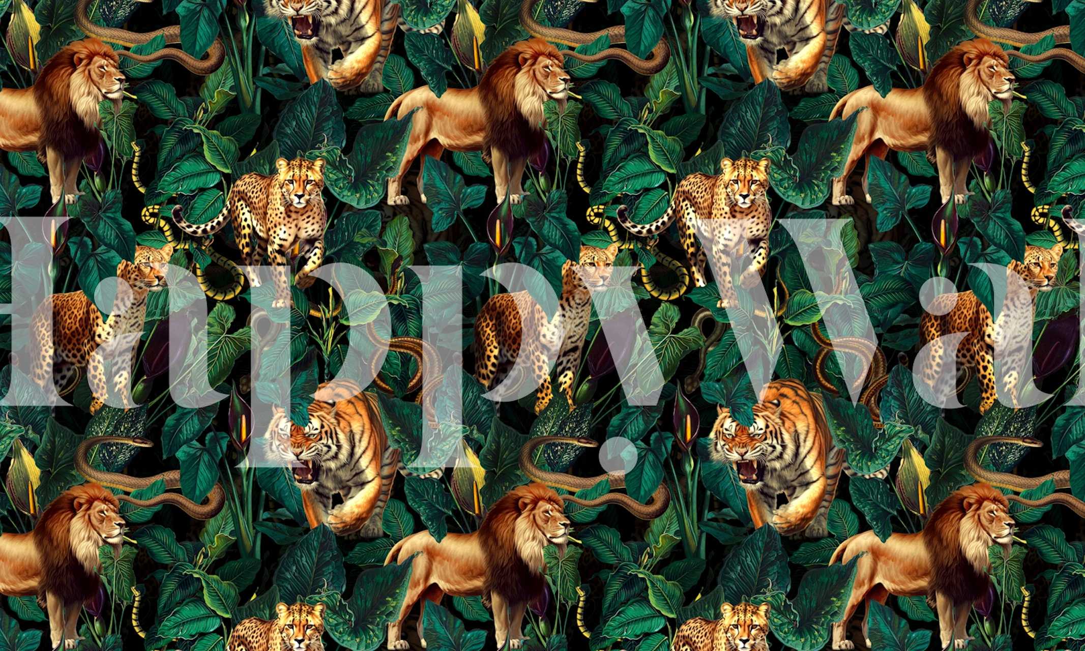 Dangers in the Forest XV wallpaper in a room