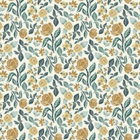 Little happy floral - ditsy behang