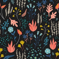 Moonlight Garden (small scale) tapet