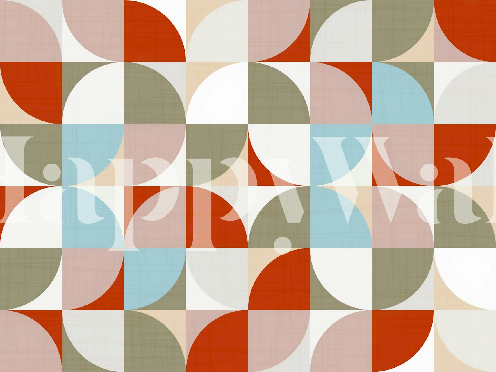 Colorful geometric patterns in pastel colors, modern wallpaper