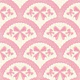 Grandmillennial preppy bows pink