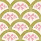 green and pink Grandmillennial preppy bows