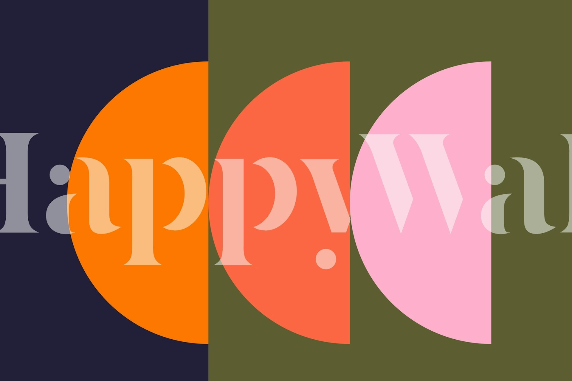 Spring Pantone Warm Color 03 papier peint dans une pièce