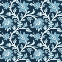 INDIGO CHINTZ - 3 papel de parede