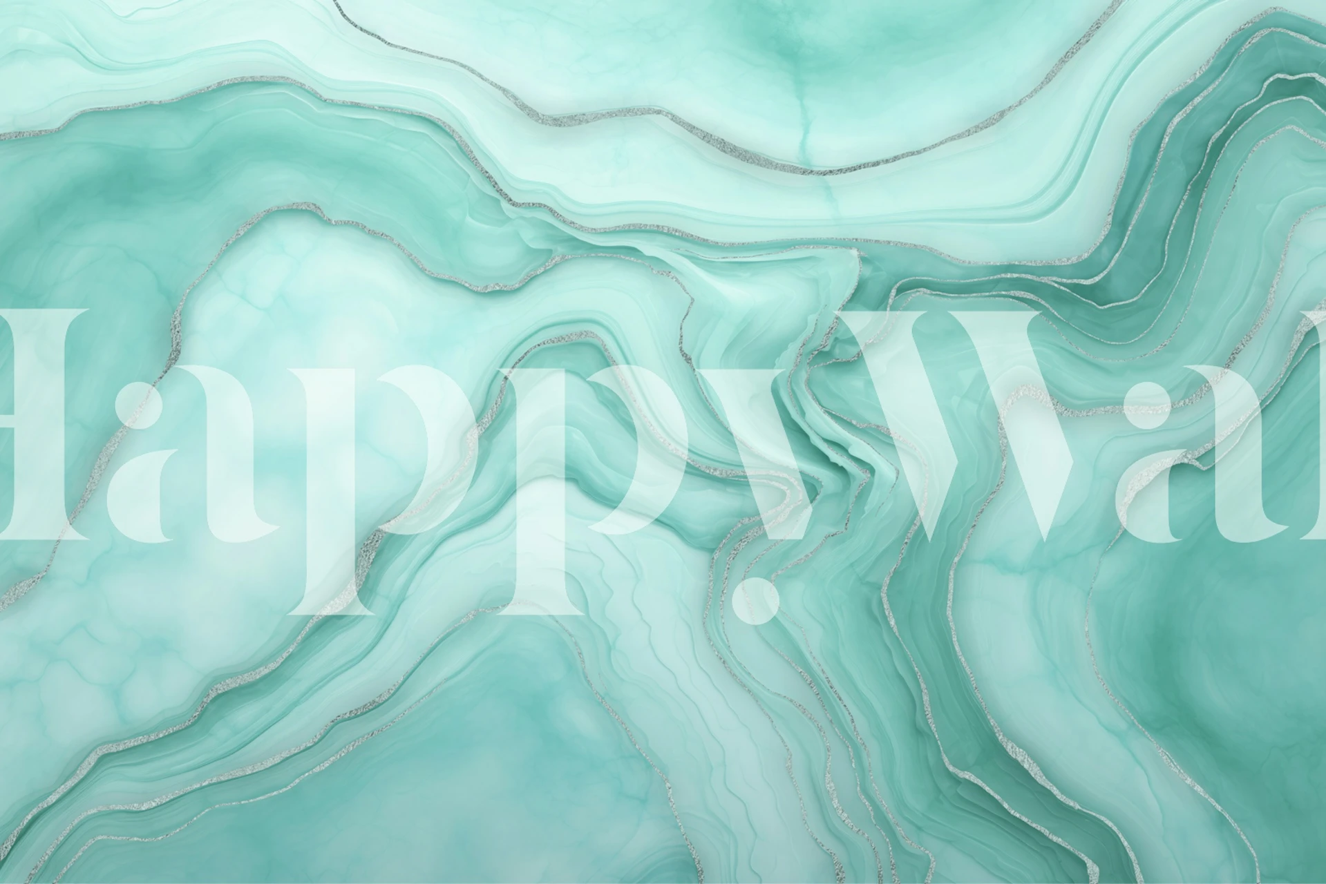 Pure Luxury Marble Gem Turquoise Blue mramor v místnosti