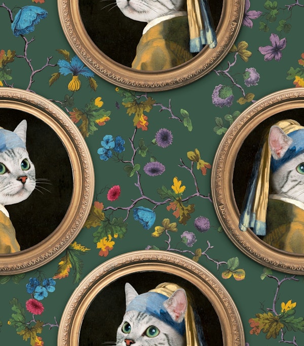 the cat with the pearl earring