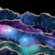 Universe Stars Night Marble