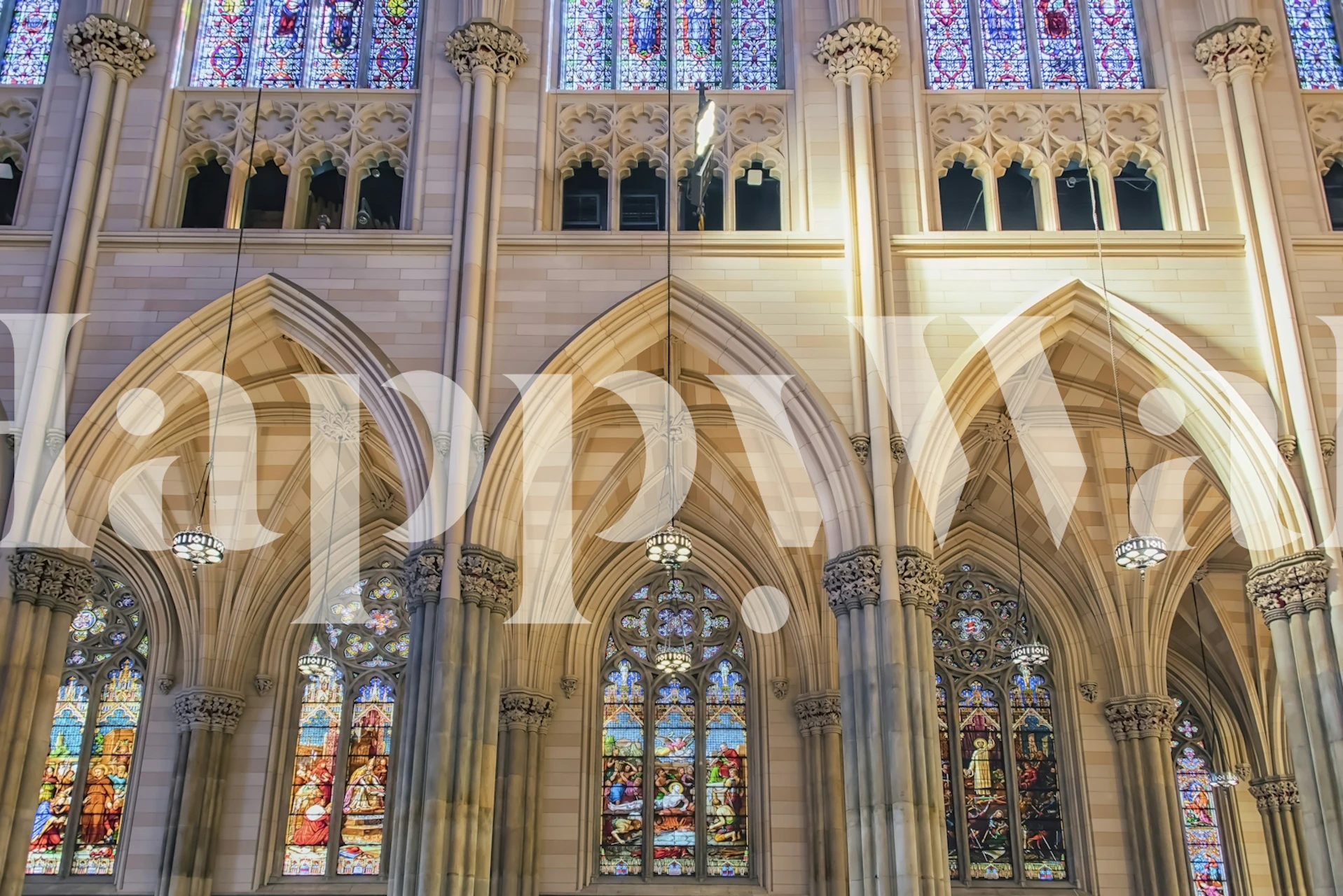 St. Patrick's Architecture wallpaper in a room