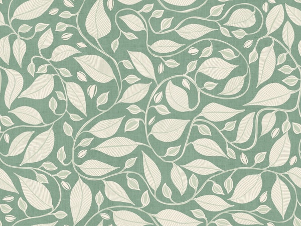 Wandering Vines in Malachite green