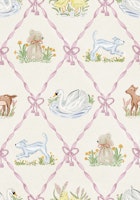 Farm Friends in Diamond Ribbon Charm ταπετσαρία