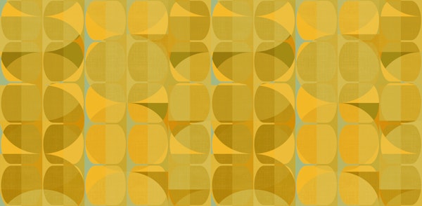 Retro Sunshine Space Modern 70s Geometry