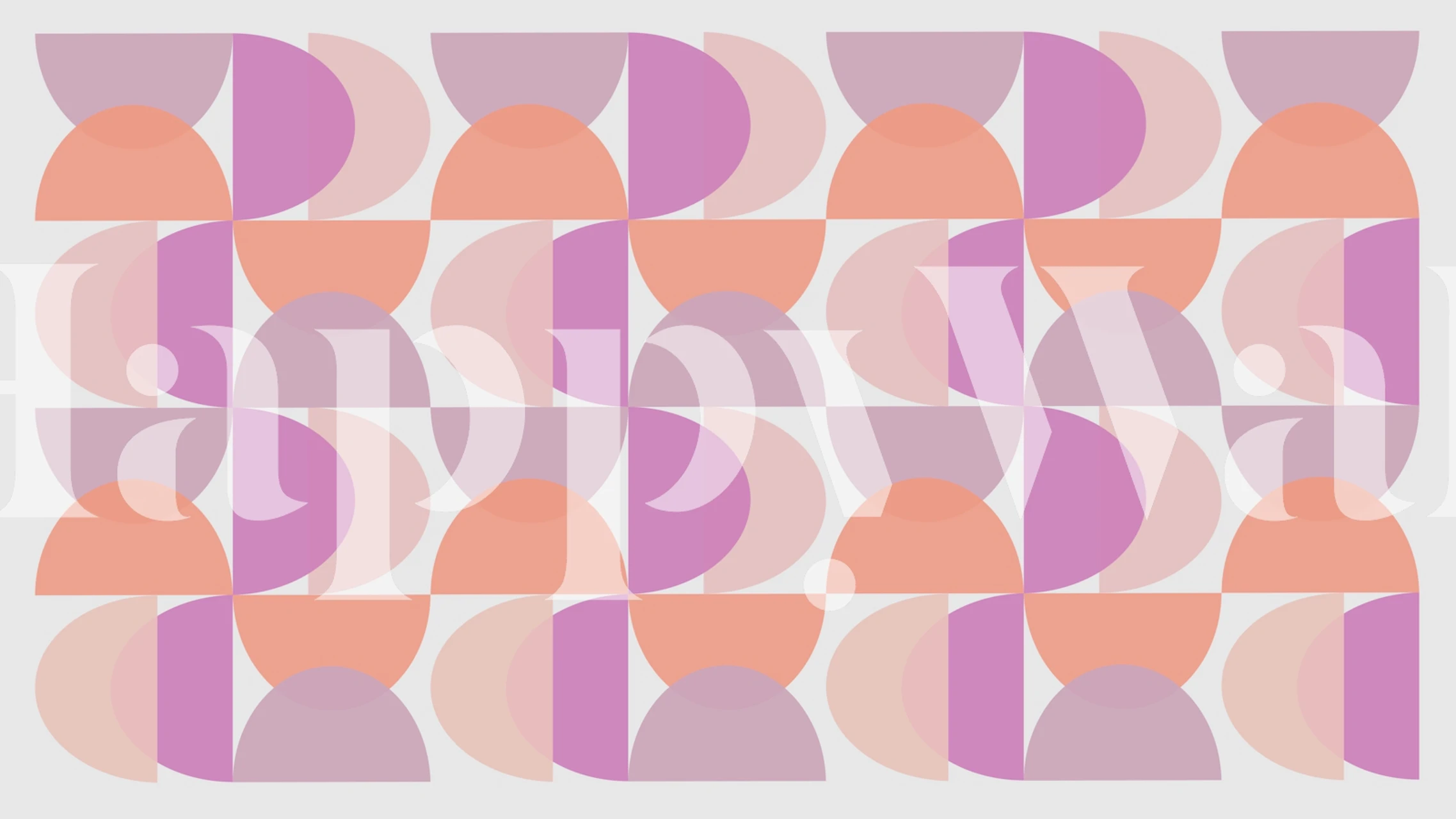 Geometric pattern with pink and purple shapes wallpaper