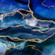 Classic Blue Marble Mosaic