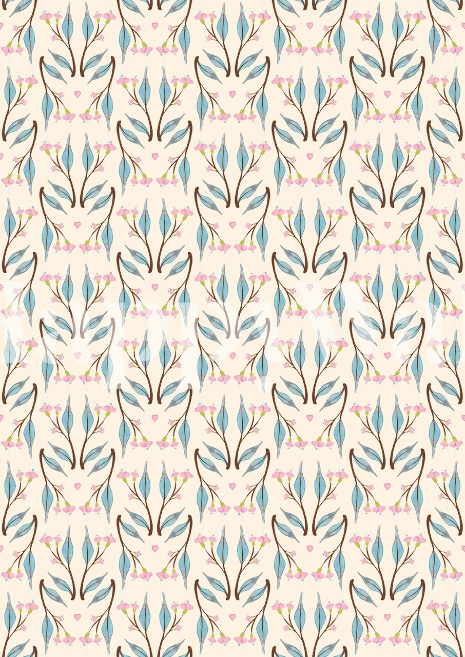 Sattvah Shirsh - Leaves 4 Tapetdesign I Et Rum