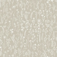 Wildflowers Drawing pattern 1 wallpaper