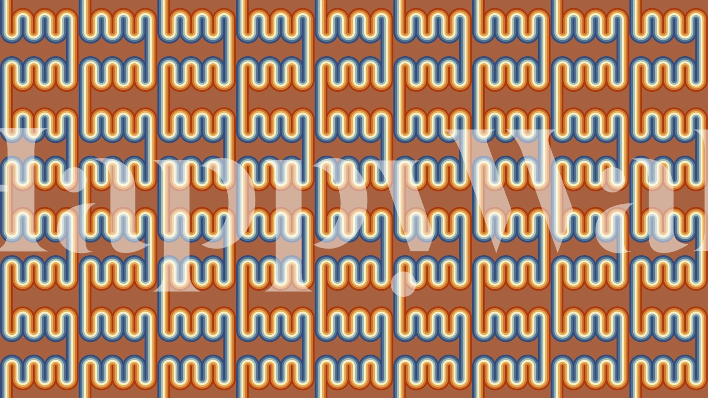 Good Vibes Rainbows Tapete in einem Raum