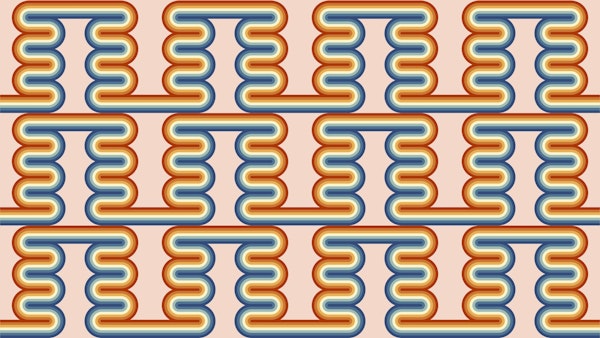 70s Waves Nostalgia Happiness