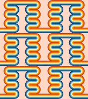 70s Waves Nostalgia Happiness tapet