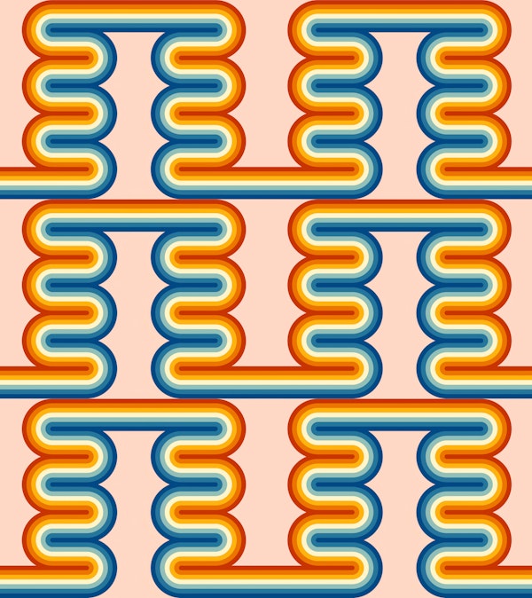 70s Waves Nostalgia Happiness