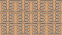 Curvy Lines Pattern tapet