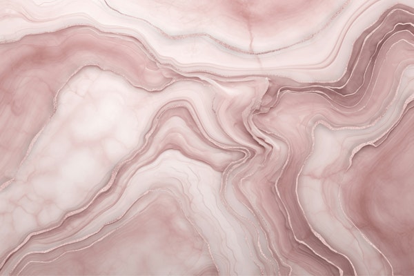Pure Luxury Marble Gem Rosegold