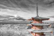 Mount Fuji with Chureito Pagoda | colorkey