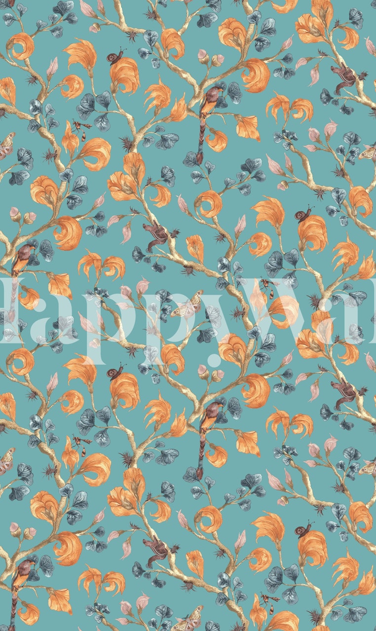 Květinový Palash Design V Místnosti